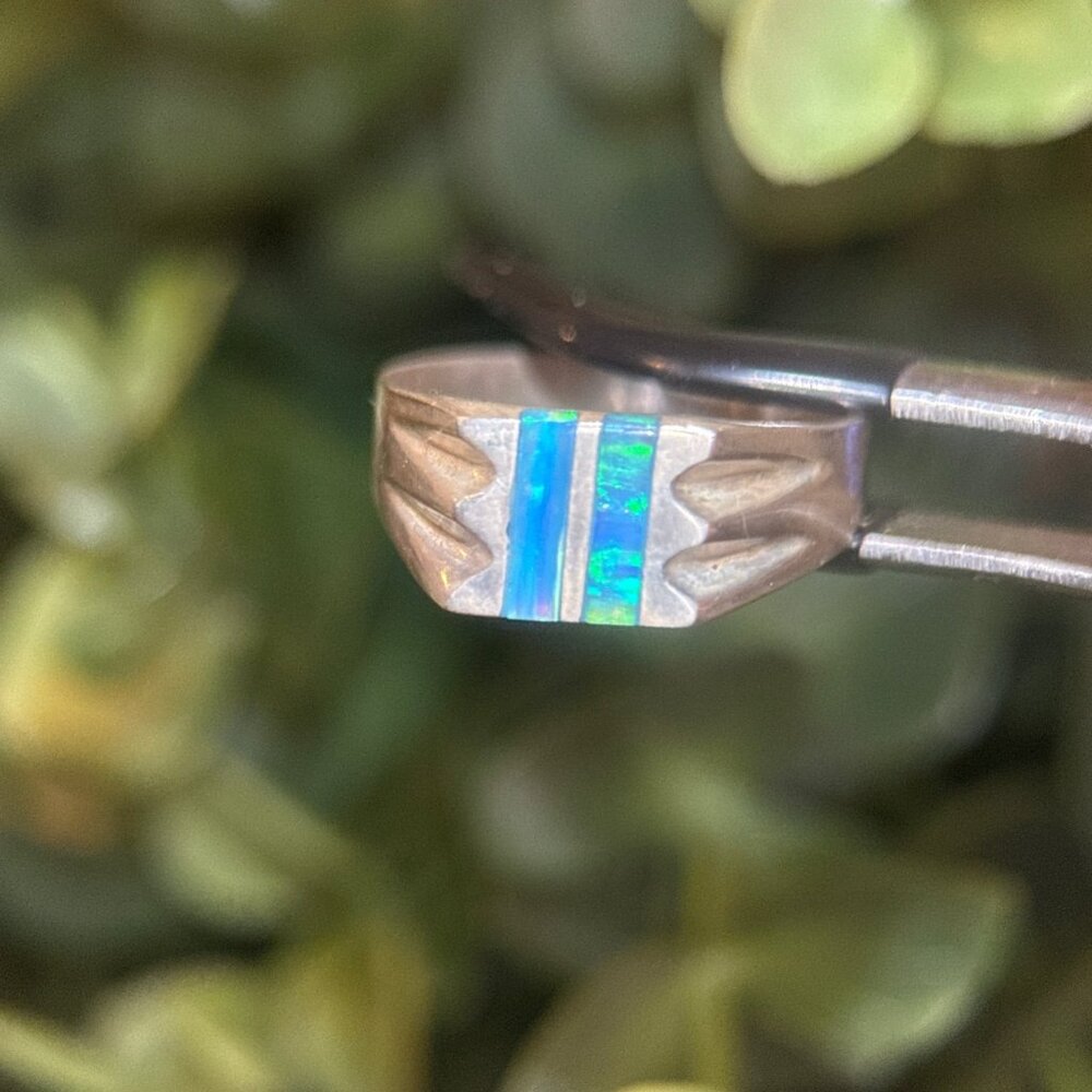 925 Silver Opal Ring - image 2